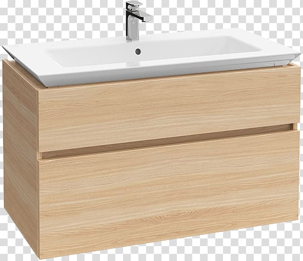 Sink Villeroy & Boch Bathroom Furniture Drawer, lightweight stone walls shower transparent background PNG clipart