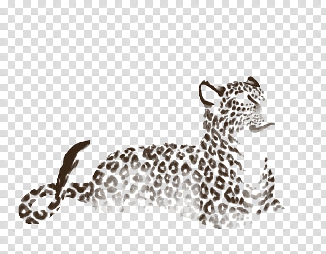 Leopard Cheetah Jaguar Cat Terrestrial animal, leopard transparent background PNG clipart