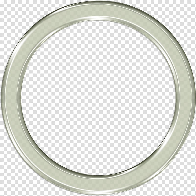 silver circle transparent background PNG clipart