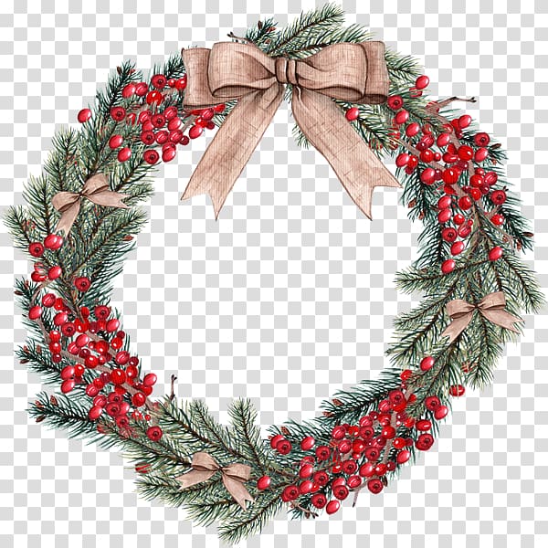 Christmas Wreath , christmas transparent background PNG clipart