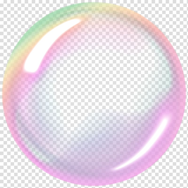Soap bubble Sphere , soap bubbles, pink and blue bubble illustration transparent background PNG clipart