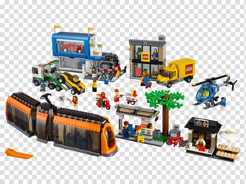Lego City Toy LEGO 60097 City City Square Lego minifigure, toy transparent background PNG clipart