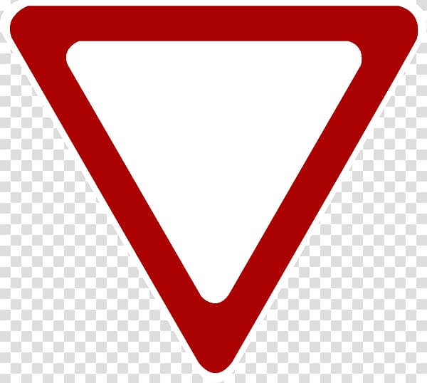 Yield sign Traffic sign Stop sign Warning sign , Blank Street Sign Template transparent background PNG clipart