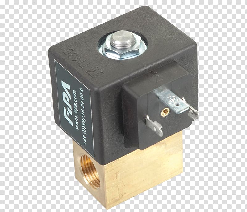 Solenoid valve Directional control valve Control valves Pneumatics, Air max transparent background PNG clipart