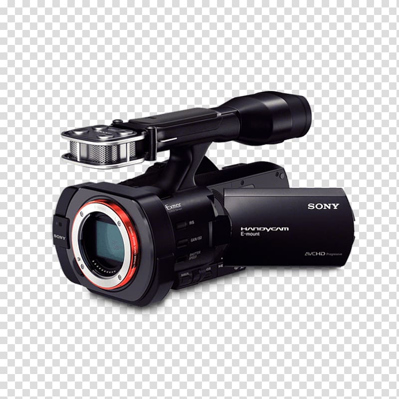 Sony Handycam NEX-VG900 Video Cameras Full-frame digital SLR Sony E-mount, Camera transparent background PNG clipart