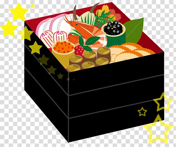 Osechi Bento Toshikoshi soba Food Japanese amberjack, others transparent background PNG clipart