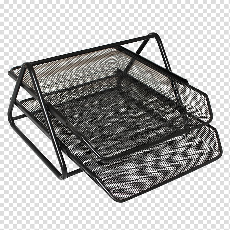 Mesh Paper Desk Tray Office Supplies, office organiser transparent background PNG clipart