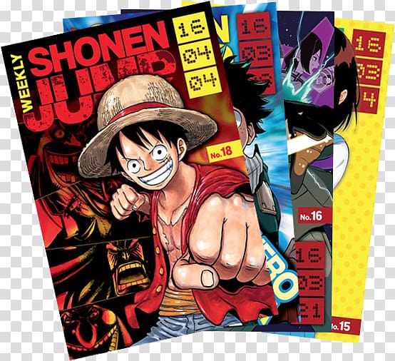 Weekly Shōnen Jump Comics Shōnen manga Magazine, manga transparent background PNG clipart