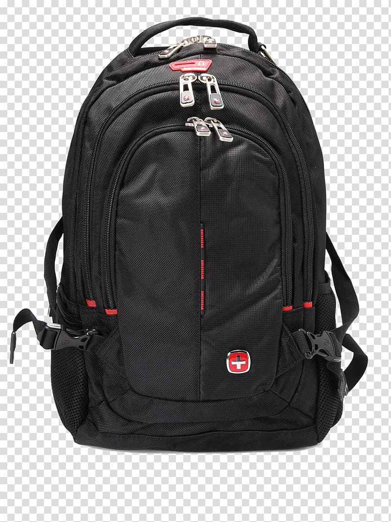 black and red backpack, Switzerland Backpack Laptop Wenger, Swiss Army Knife backpacks swissgear transparent background PNG clipart