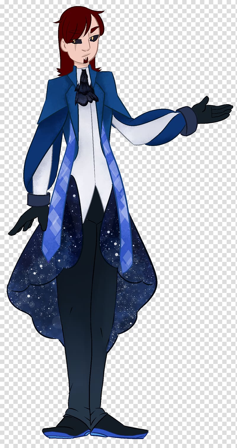 Costume design Cobalt blue Supervillain, pororo transparent background PNG clipart