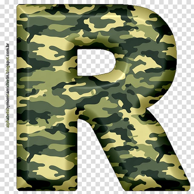 Military camouflage Letter Alphabet, camo transparent background PNG clipart