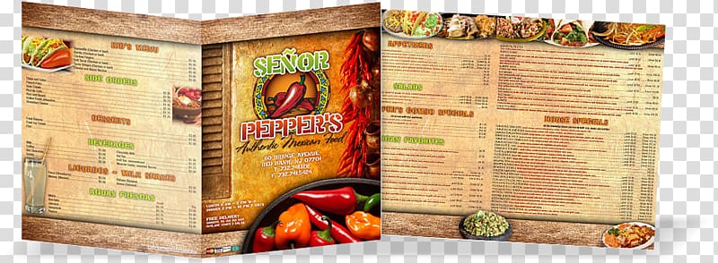 Brochure Offset printing Price, Mexican Menu transparent background PNG clipart