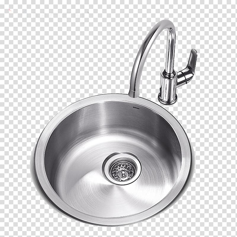 u6c34u69fd Sink Kitchen Plate, Round sink Single Package transparent background PNG clipart