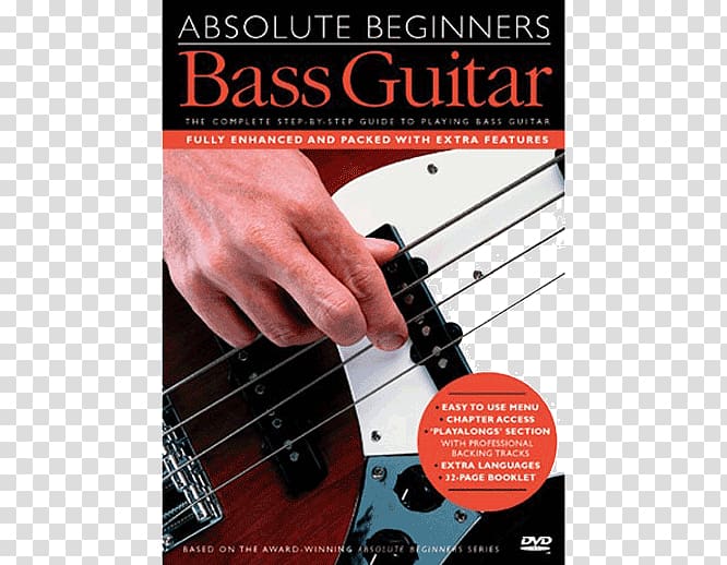 Absolute Beginners Bass Guitar Musical Instruments, Bass Guitar transparent background PNG clipart