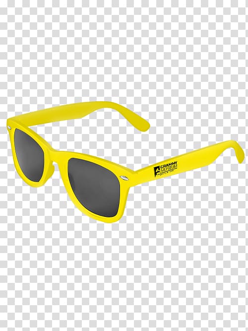 Goggles Yellow Sunglasses Ray-Ban Wayfarer, certificate of shading transparent background PNG clipart