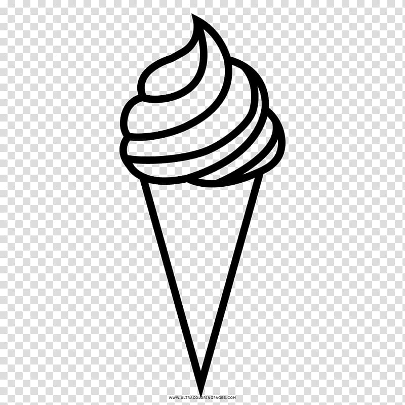 Ice cream Coloring book Drawing , ice cream transparent background PNG clipart