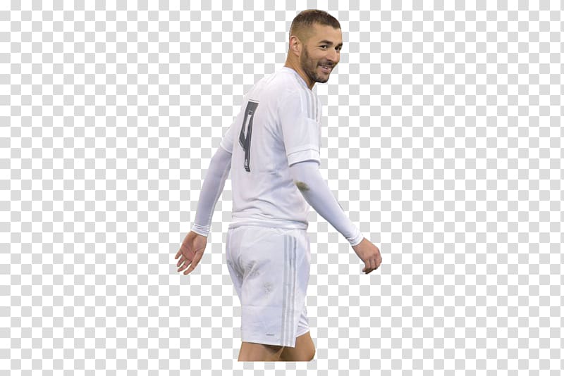 Real Madrid C.F. Football Rendering T-shirt, Karim transparent background PNG clipart