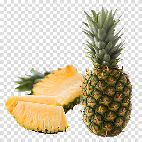 Pineapple Hami melon Kiwifruit Auglis, A few pieces of pineapple and pineapple meat transparent background PNG clipart