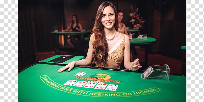Caribbean stud poker Online Casino Table game, casino dealer transparent background PNG clipart