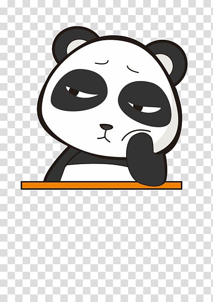 Beijing Giant panda Cartoon YouTube, Think of panda transparent background PNG clipart