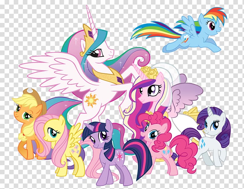 My Little Pony characters illustration, Rarity My Little Pony T-shirt Party, My Little Pony transparent background PNG clipart