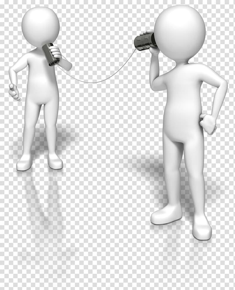 two white human figures holding gray cans illustration, Communication Stick figure Animation Presentation , communication transparent background PNG clipart