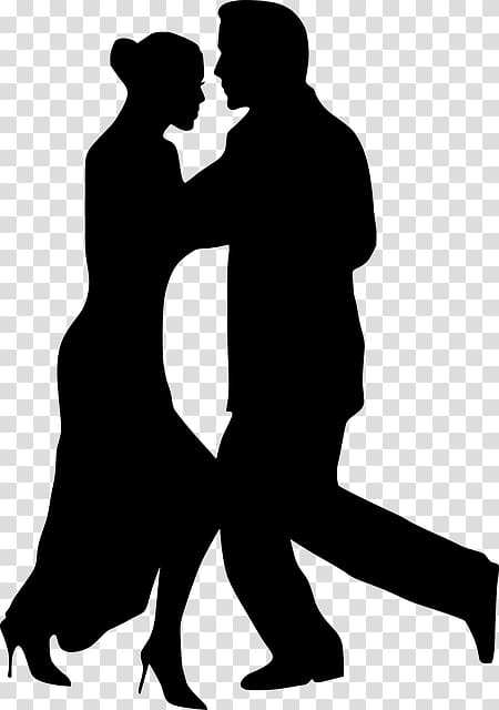 Ballroom dance Silhouette Partner dance, Couple dance transparent background PNG clipart
