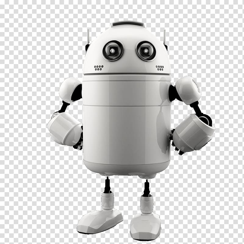 white and black robot art, Robot Chatbot Artificial intelligence Information, robot transparent background PNG clipart