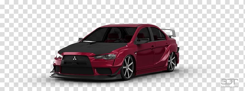 Alloy wheel Mid-size car Compact car Motor vehicle, Mitsubishi Lancer Evolution X transparent background PNG clipart
