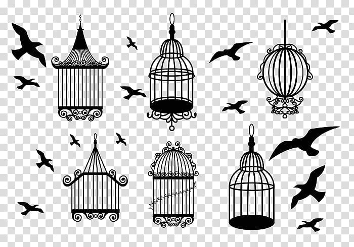 Birdcage Wedding invitation, Vintage Birdcage multiple creatives transparent background PNG clipart