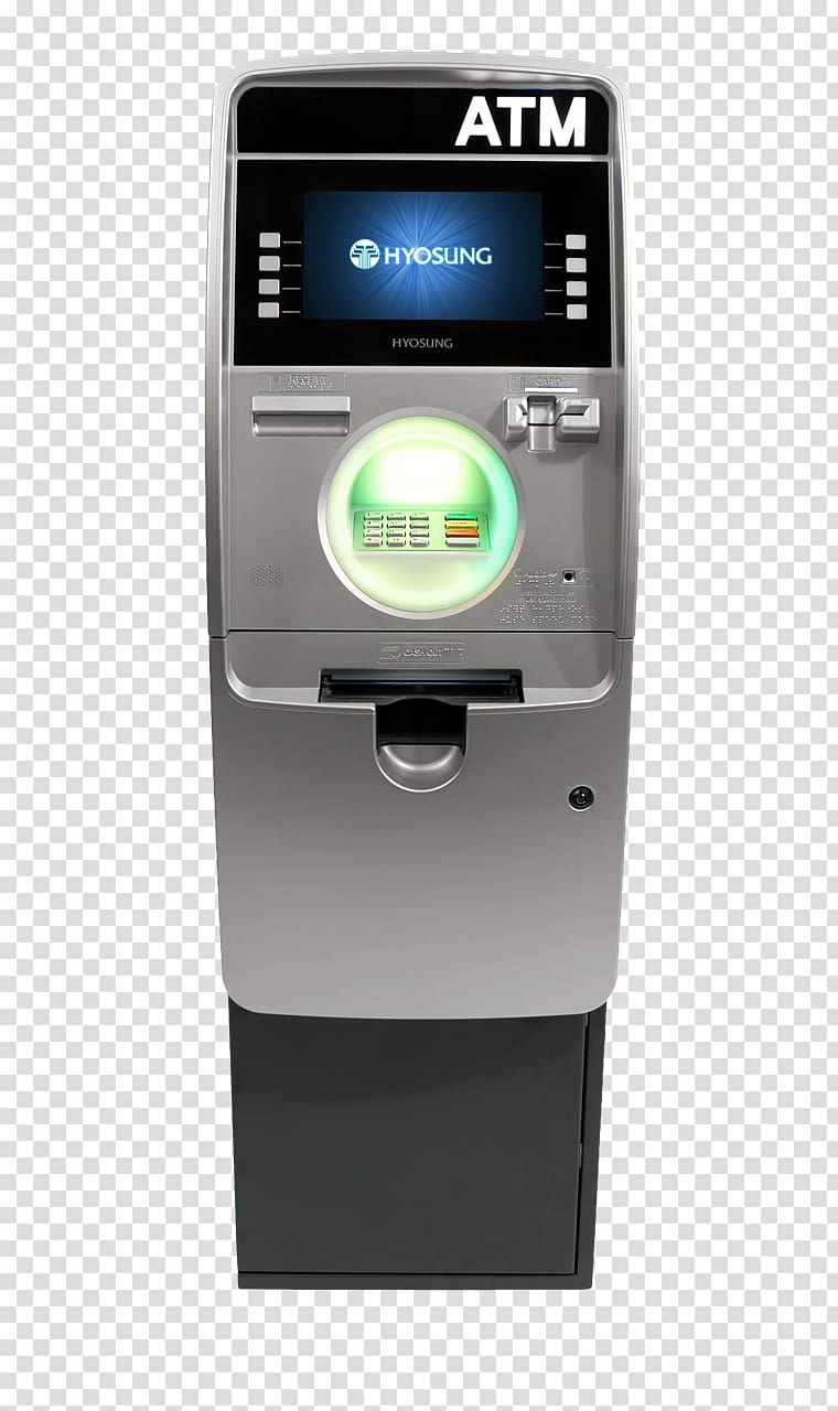 Automated teller machine Halo 2 EMV Hyosung ATM card, atm transparent background PNG clipart