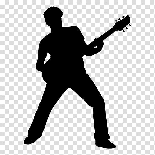 The Hammered Lamb Guitarist Music Silhouette, isolated transparent background PNG clipart
