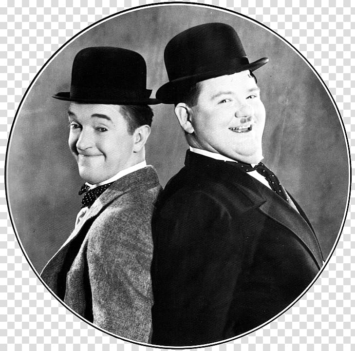 Oliver Hardy Stan Laurel Atoll K Unaccustomed As We Are Laurel and Hardy, happy clown transparent background PNG clipart