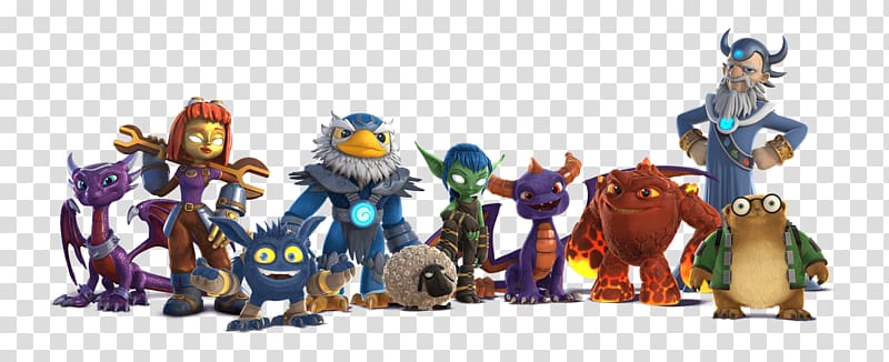 Skylanders: Trap Team Skylanders: Spyro\'s Adventure Skylanders: Imaginators Skylanders: Swap Force Spyro the Dragon, fragmented transparent background PNG clipart