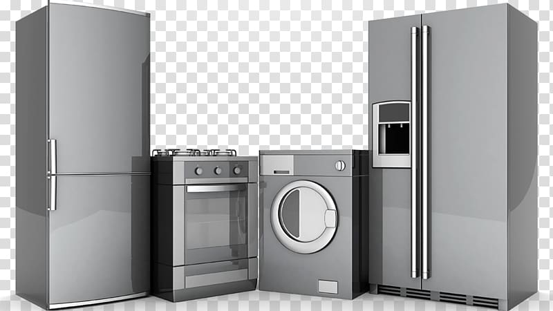 Home appliance Major appliance Refrigerator Washing Machines Clothes dryer, refrigerator transparent background PNG clipart