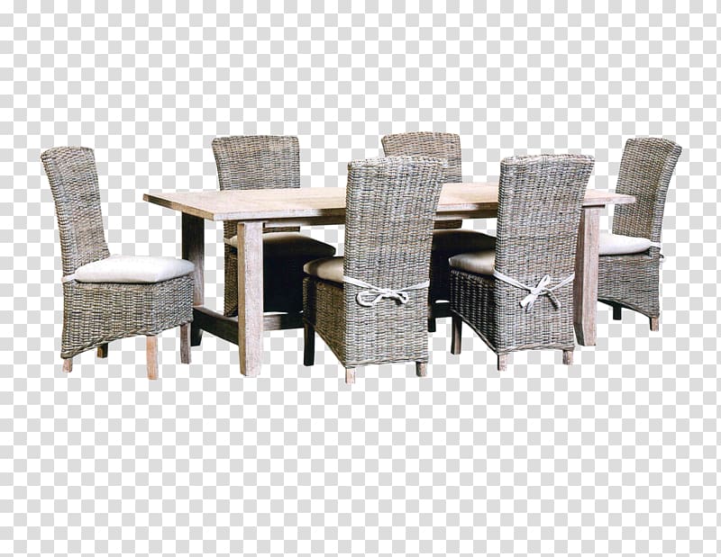 Table Wicker Chair Garden furniture, speed ​​table transparent background PNG clipart