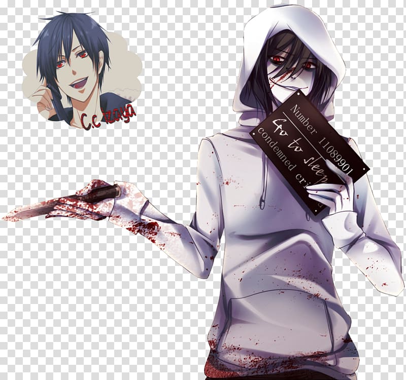 Jeff The Killer Transparent Background Png Cliparts Free Download Hiclipart - eyeless jacklaughing jack and slenderman roblox