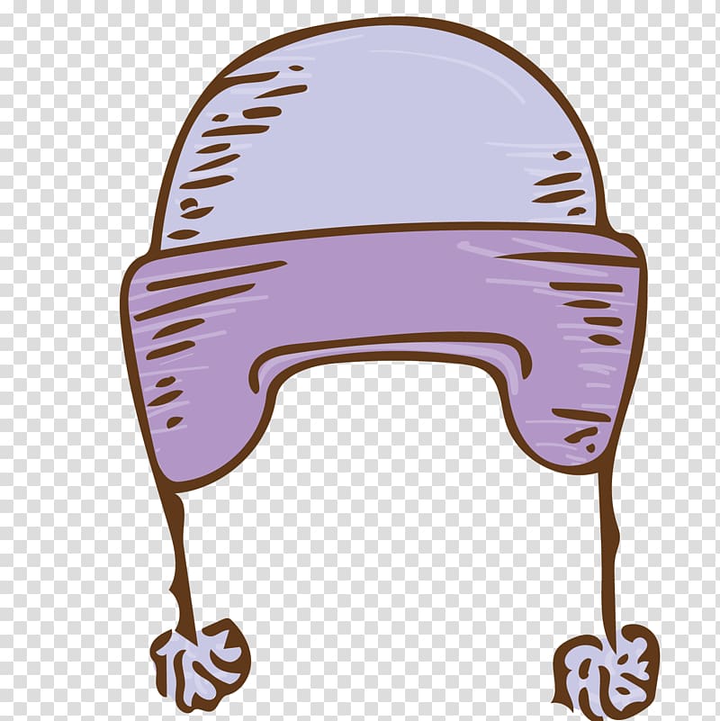 Cap Hat Purple, Cute child hat transparent background PNG clipart