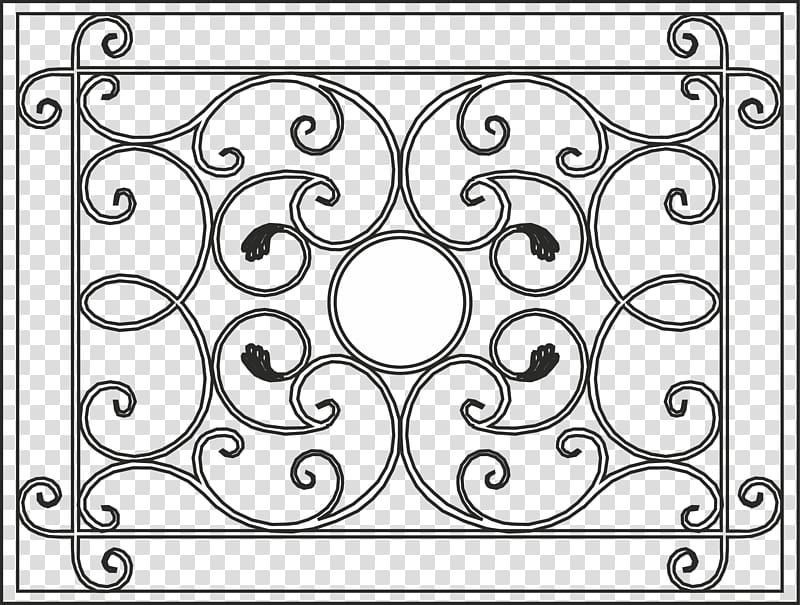 Iron railing Fence, European iron fence transparent background PNG clipart