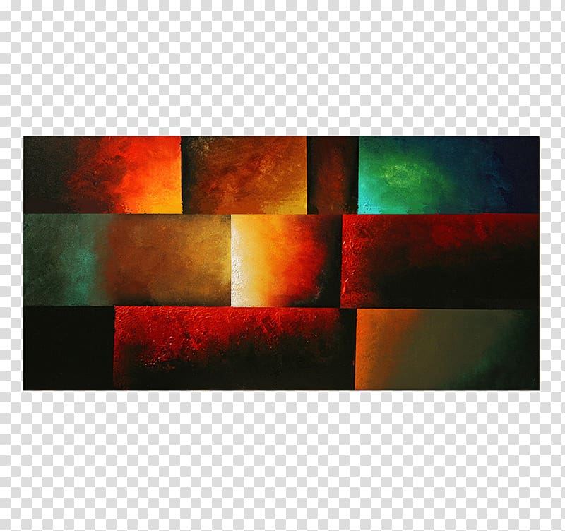 Modern art Abstract art Painting Abstrakte Malerei, hand painted landscape transparent background PNG clipart