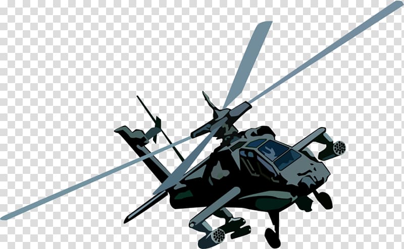 Boeing AH-64 Apache Helicopter AgustaWestland Apache Sikorsky UH-60 Black Hawk Eurocopter Tiger, helicopter transparent background PNG clipart