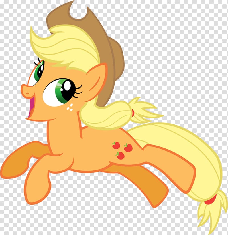 pony illustration, Applejack Rarity Apple Bloom Pony, My Little Pony transparent background PNG clipart