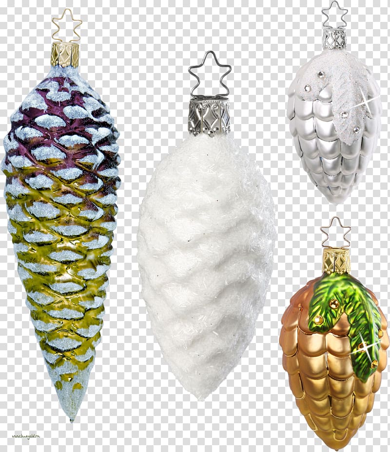 Christmas ornament Conifer cone Pine , pine cone transparent background PNG clipart