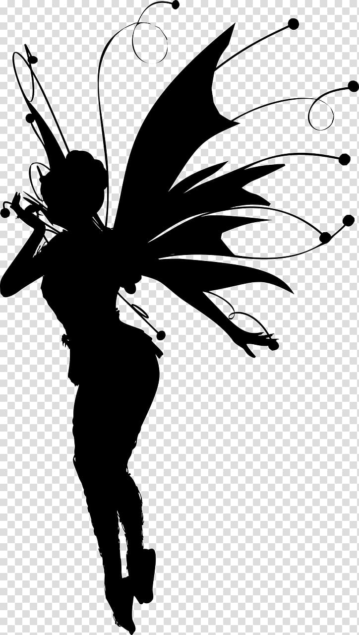 Fairy Silhouette , Fairy transparent background PNG clipart