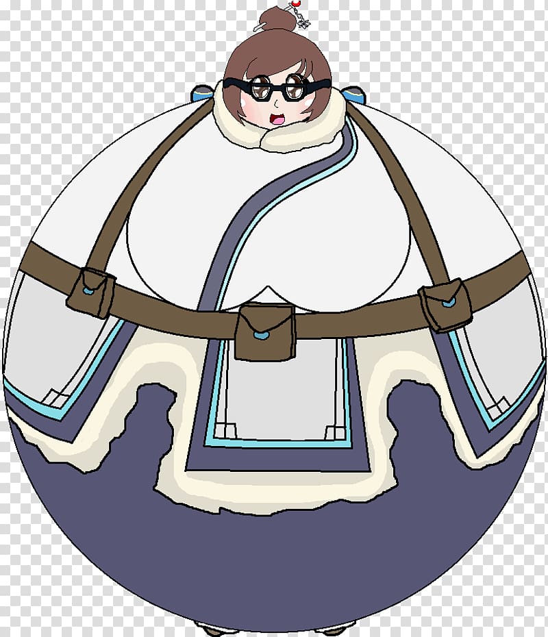 Mei Fan art Body inflation Overwatch, warm oneself transparent background PNG clipart