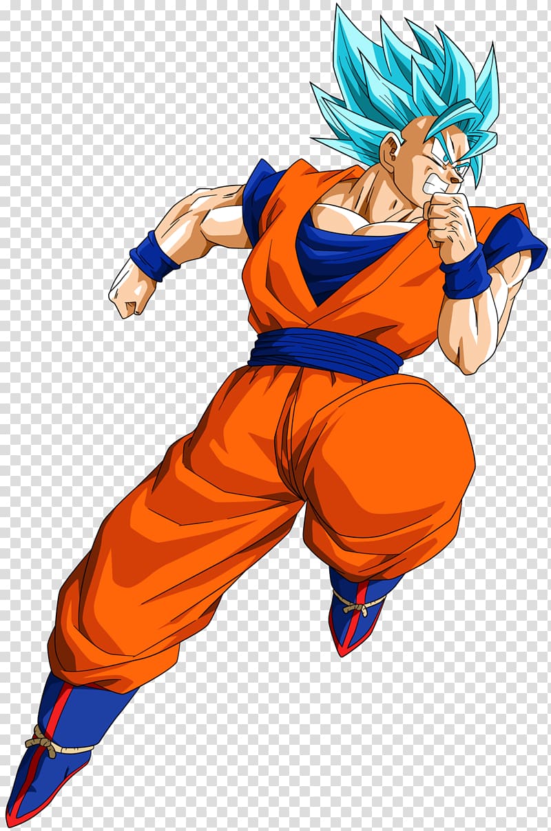 Goku SSJ Blue v, Son Guko character transparent background PNG