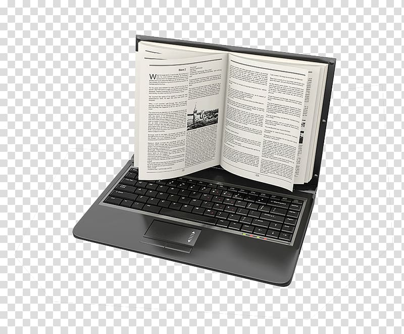 Laptop Computer Monitors Educational technology , Books on your computer transparent background PNG clipart