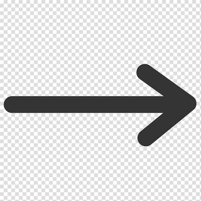Right arrow Simple Rounded Arrow Right transparent background PNG 