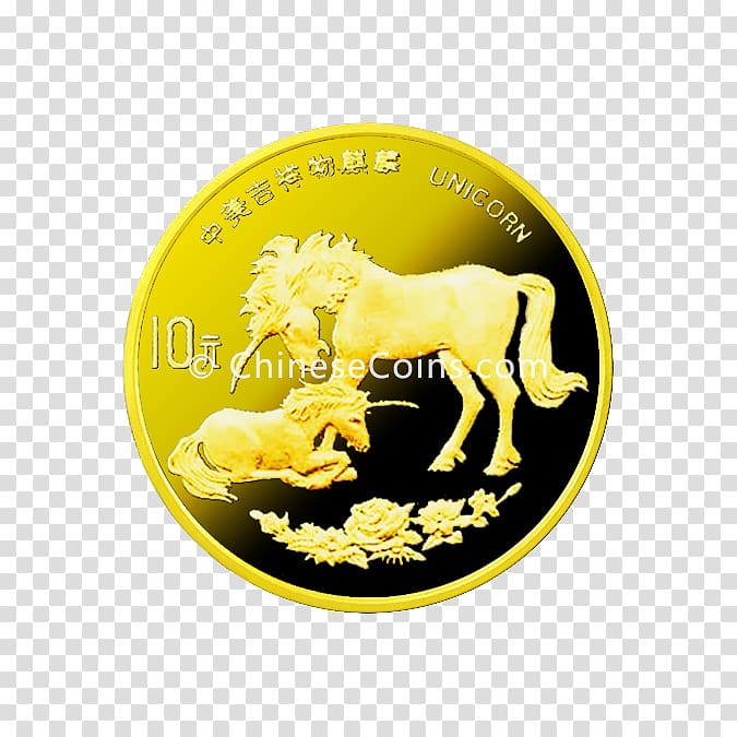 Silver coin Gold Unicorn Silver coin, Coin transparent background PNG clipart