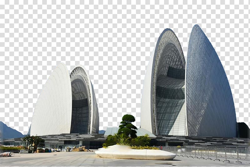 Guangzhou Opera House Australia Zhuhai Grand Theatre Architecture Building, Creative Building in Australia transparent background PNG clipart